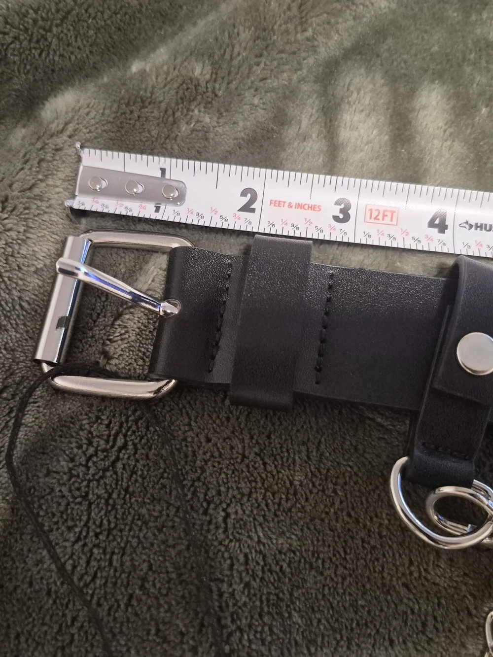 Disturbia Draconoid Belt Size Small Vegan Leather With Removable Chains NWT